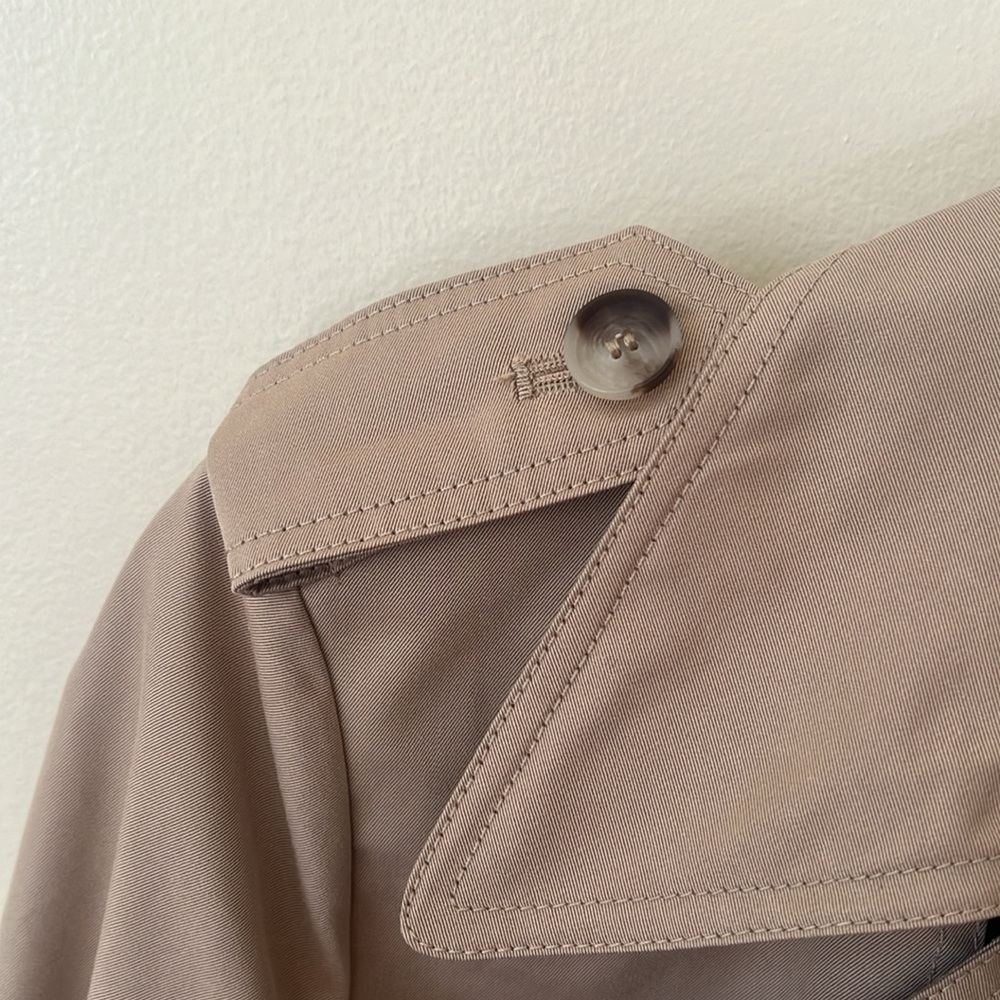 NWT Zara Belted Oversized Trench Coat Sz S - Picture 8 of 12